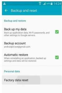 Backup and restore