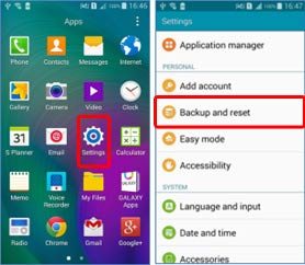 Backup and restore