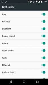 remove Status Bar icons