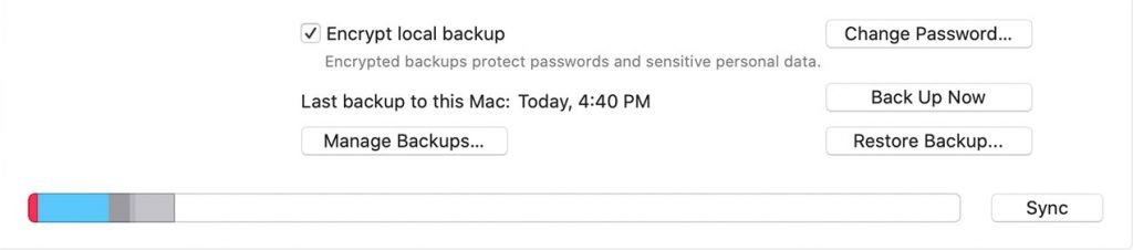 Locate iPhone Backup windows Macbook
