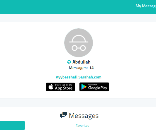 Download Sarahah on Windows Mobile