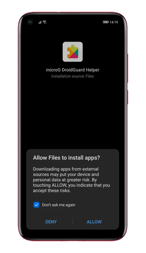 Get Push Notifications on Huawei Phone with MicroG Services